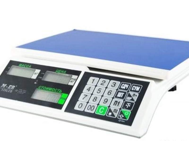 Весы торговые М-ER 326AC-15.2 с АКБ (без стойки) LCD Slim